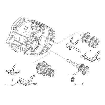 Auto parts Gear Box Release Fork for Fiat  Ducato 55214669  2.3JTD  55214669